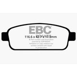EBC DP22066 Greenstuff 2000 Series Sport Brake Pads