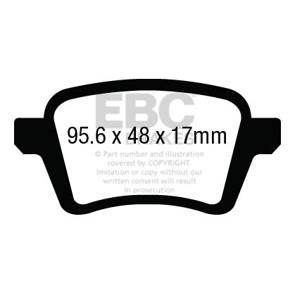 13-Fiat-500L-1.4-Turbo-Greenstuff-Rear-Brake-Pads
