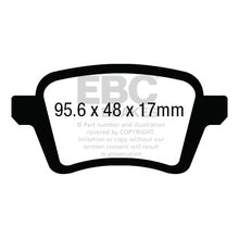 Load image into Gallery viewer, 13-Fiat-500L-1.4-Turbo-Greenstuff-Rear-Brake-Pads