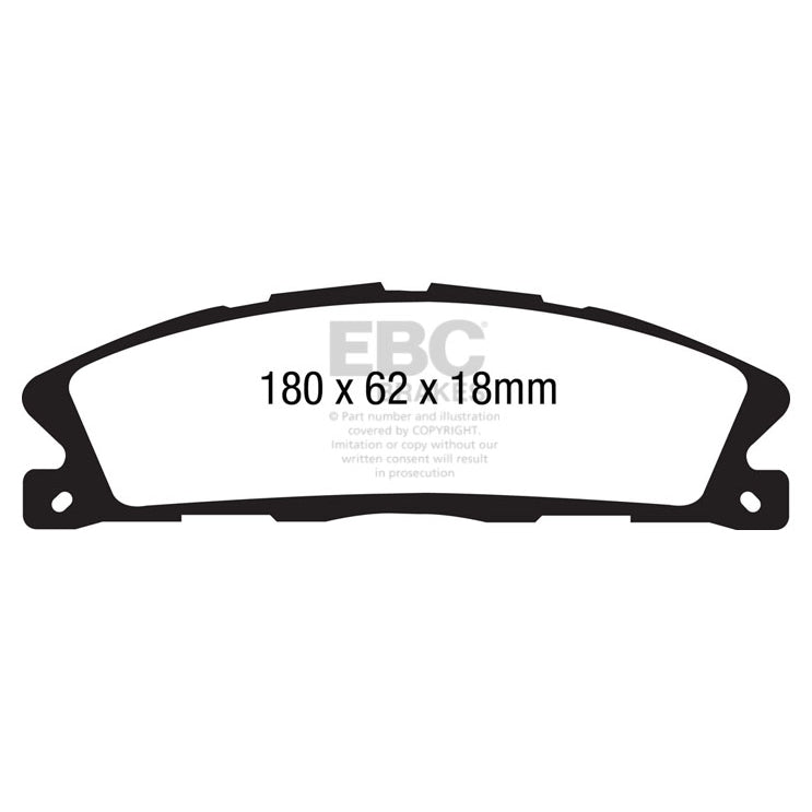 13-Ford-Flex-3.5-Greenstuff-Front-Brake-Pads