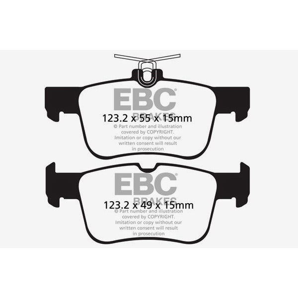 13-Ford-Fusion-1.6-Turbo-Redstuff-Rear-Brake-Pads