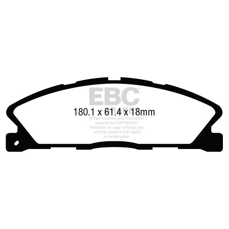 13-Ford-Taurus-3.5-Twin-Turbo-Sho-Redstuff-Front-Brake-Pads