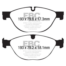 Load image into Gallery viewer, 13-Jaguar-F-Type-(Cast-Iron-Only)-3.0-Supercharged-(380)-Perf-Pkg-Yellowstuff-Front-Brake-Pads