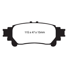 Load image into Gallery viewer, 13-Lexus-Gs350-3.5-Rwd-Yellowstuff-Rear-Brake-Pads
