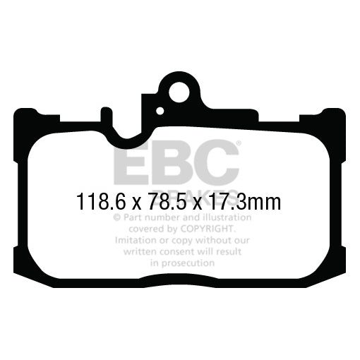 13-Lexus-Gs350-3.5-F-Sport-Rwd-Redstuff-Front-Brake-Pads