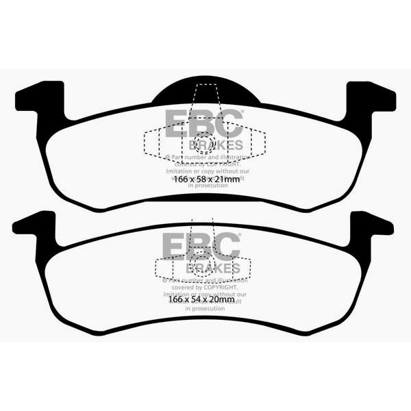 13-Lincoln-Mkt-3.5-Twin-Turbo-(Performance-Brakes)-Redstuff-Rear-Brake-Pads