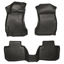 Load image into Gallery viewer, 13-Subaru-LegacyOutback-Weatherbeater-Front--2Nd-Seat-Black-Floor-Liners