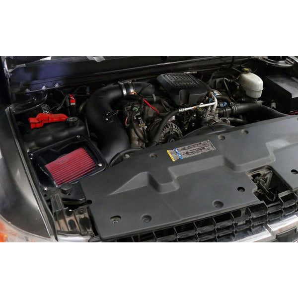 ~(13.8-Lbs.-24X15x14)~-Cold-Air-Intake-For-07-10-Chevrolet-Silverado-Gmc-Sierra-V8-6.6L-Lmm-Duramax-Dry-Extendable-White-S-B