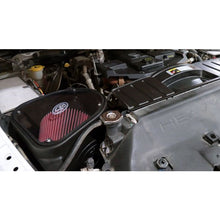 Load image into Gallery viewer, ~(13.8-Lbs.-24X15x14)~-Cold-Air-Intake-For-10-12-Dodge-Ram-2500-3500-6.7L-Cummins-Cotton-Cleanable-Red-S-B