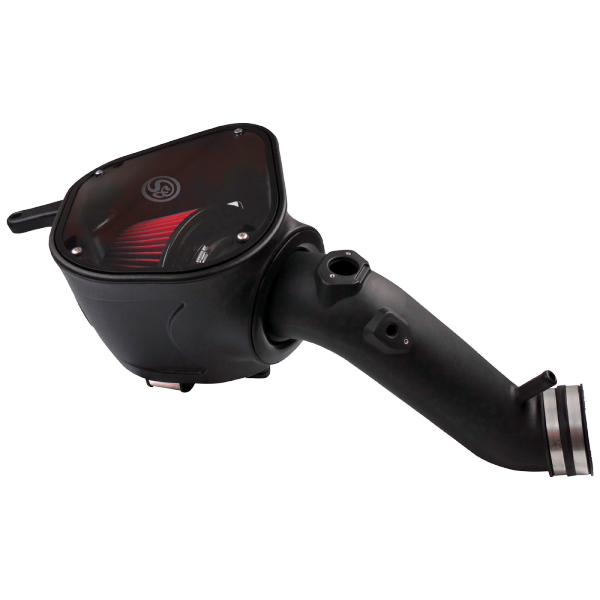 ~(13.8-Lbs.-24X15x14)~-Cold-Air-Intake-For-10-12-Dodge-Ram-2500-3500-6.7L-Cummins-Cotton-Cleanable-Red-S-B