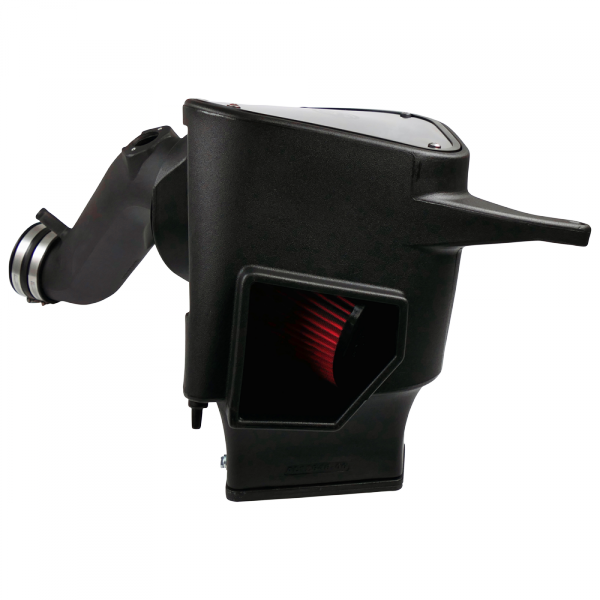 ~(13.8-Lbs.-24X15x14)~-Cold-Air-Intake-For-10-12-Dodge-Ram-2500-3500-6.7L-Cummins-Cotton-Cleanable-Red-S-B