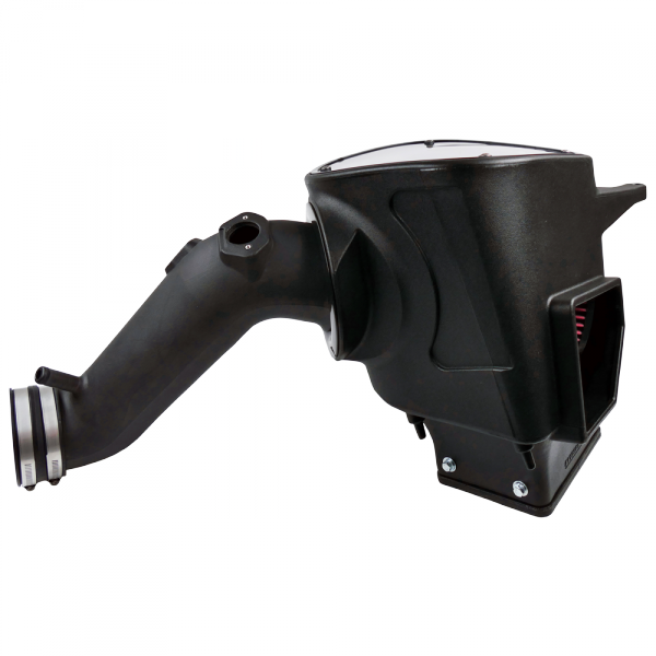 ~(13.8-Lbs.-24X15x14)~-Cold-Air-Intake-For-10-12-Dodge-Ram-2500-3500-6.7L-Cummins-Cotton-Cleanable-Red-S-B
