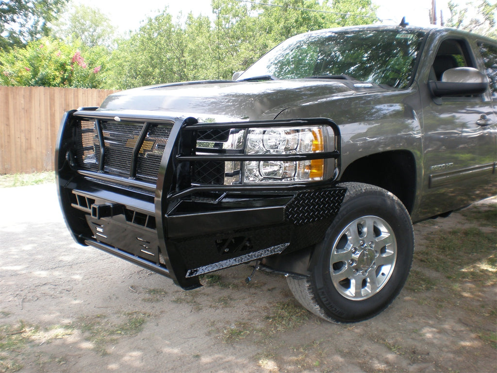 Frontier Truck Gear 130-21-1005 Pro Front Bumper Replacement for Select Chevrolet Silverado HD, Chevrolet Silverado HD