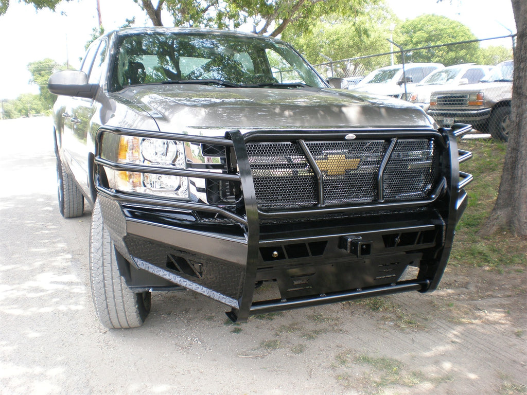 Frontier Truck Gear 130-21-1005 Pro Front Bumper Replacement for Select Chevrolet Silverado HD, Chevrolet Silverado HD