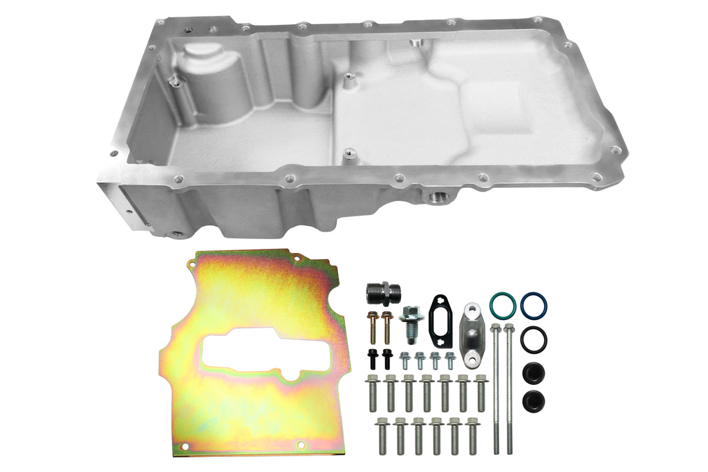 FiTech Fuel Injection 130003 FiTech Plus, LS Swap Oil Pan, Ultra Low Profile, Satin, 6.10L w/Filter Capacity