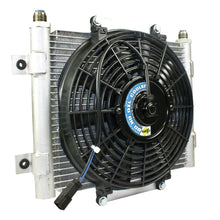 Load image into Gallery viewer, BD Diesel 1300611 BD Xtrude Transmission Cooler with Fan -10 JIC Male Connection