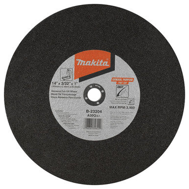 Makita B-23204-5 14" Abrasive Cut-Off Wheel A30Qbf Fast Cut 5/Se