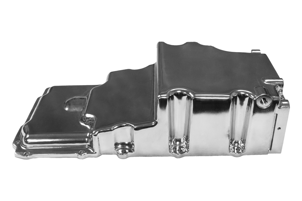 FiTech Fuel Injection 130102 FiTech Plus, LS Swap Oil Pan, Medium Profile, Polished, 6.25L w/Filter Capacity