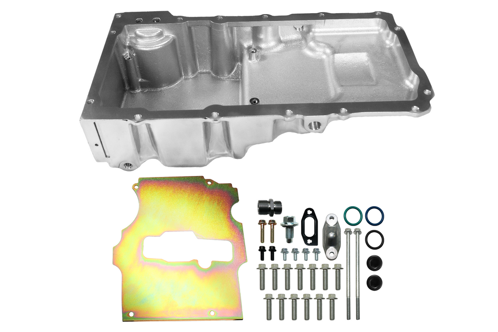 FiTech Fuel Injection 130103 FiTech Plus, LS Swap Oil Pan, Ultra Low Profile, Polished, 6.10L