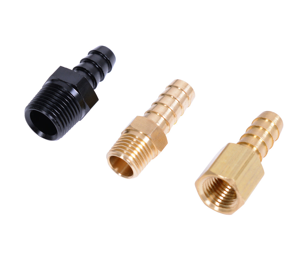 Derale 13014 1/4" NPT Male/Female & 3/8" NPT Male Cooling Line Radiator Adaptors