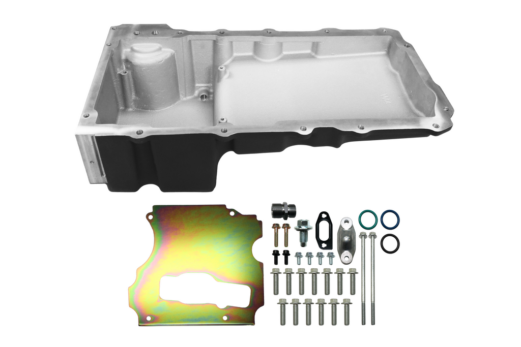 FiTech Fuel Injection 130201 FiTech Plus, LS Swap Oil Pan, Standard Profile, Black 6.00L w/Filter Capacity