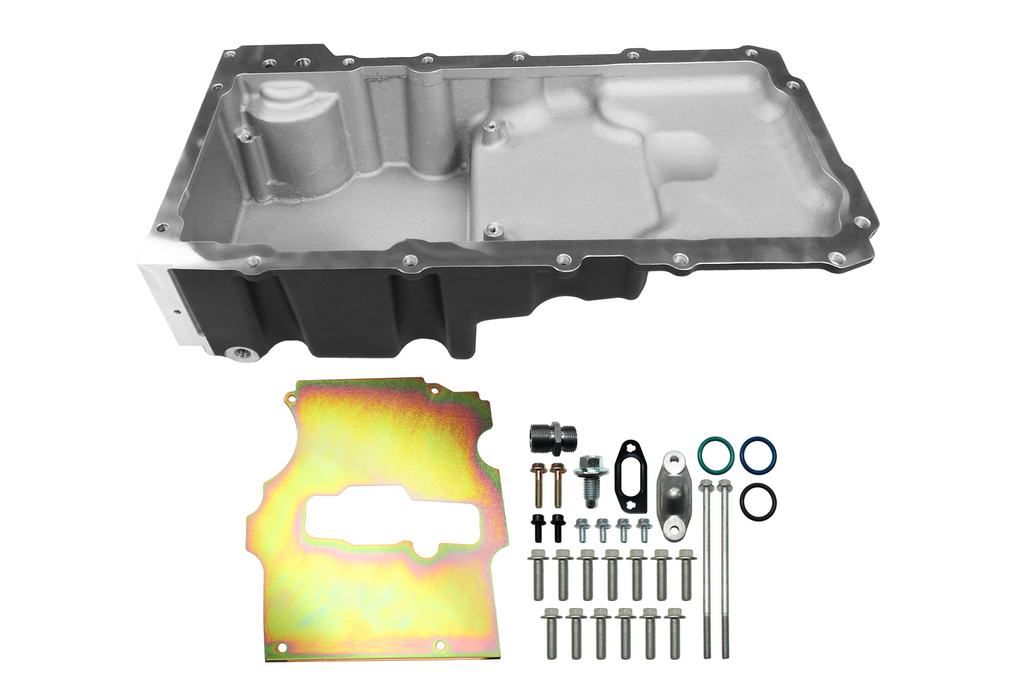 FiTech Fuel Injection 130202 FiTech Plus, LS Swap Oil Pan, Medium Profile, Black, 6.25L w/Filter Capacity