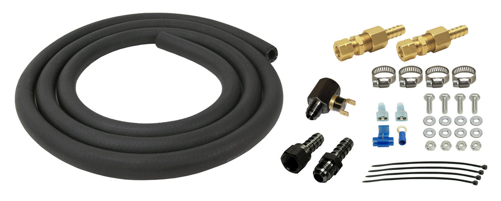 Derale 13022 Remote Transmission Cooler Mount Kit for 3/8" Lines