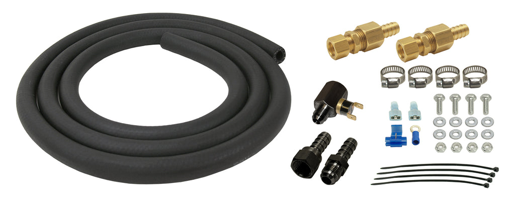 Derale 13023 Remote Transmission Cooler Mount Kit for 1/2" Lines