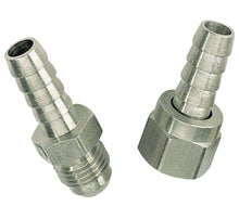 Load image into Gallery viewer, Derale 13030 9/16"-18 37° JIC Cooling Line Radiator Adaptor Fitting Kit