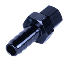 Load image into Gallery viewer, Derale 13041 5/16” Transmission Cooler Line to 3/8” Hose Barb Black anodized Fitting