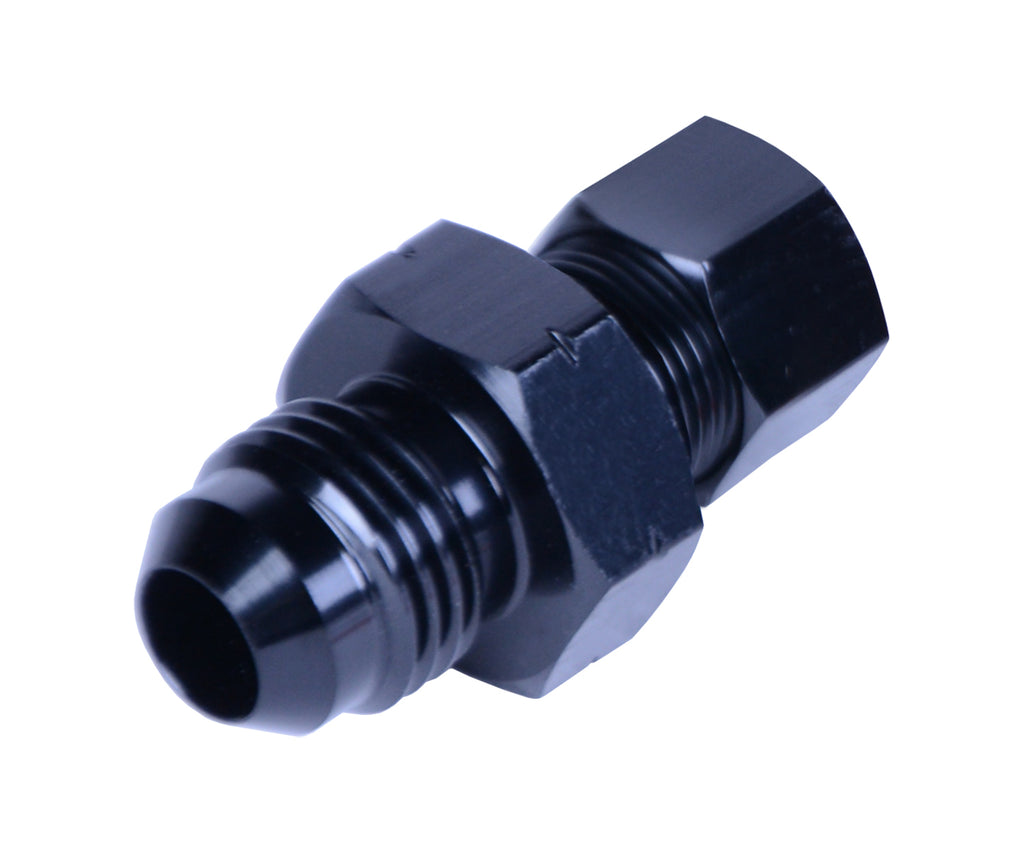 Derale 13044 5/16” Transmission Cooler Line to -6AN Male Black anodized Fitting