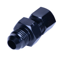 Load image into Gallery viewer, Derale 13045 3/8” Transmission Cooler Line to -6AN Male Black anodized Fitting