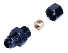 Load image into Gallery viewer, Derale 13045 3/8” Transmission Cooler Line to -6AN Male Black anodized Fitting