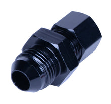 Load image into Gallery viewer, Derale 13046 1/2” Transmission Cooler Line to -8AN Male Black anodized Fitting