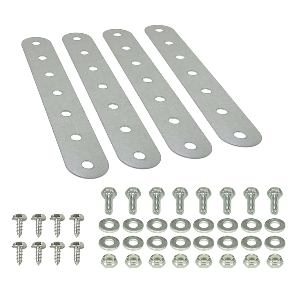 Derale 13062 4" Rigid Metal Cooler Mounting Kit with Mounting Hardware