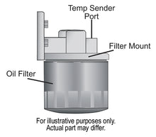 Load image into Gallery viewer, Derale 13091 Single Mount 3/8" NPT Ports Up Remote Transmission Filter Kit, Premium