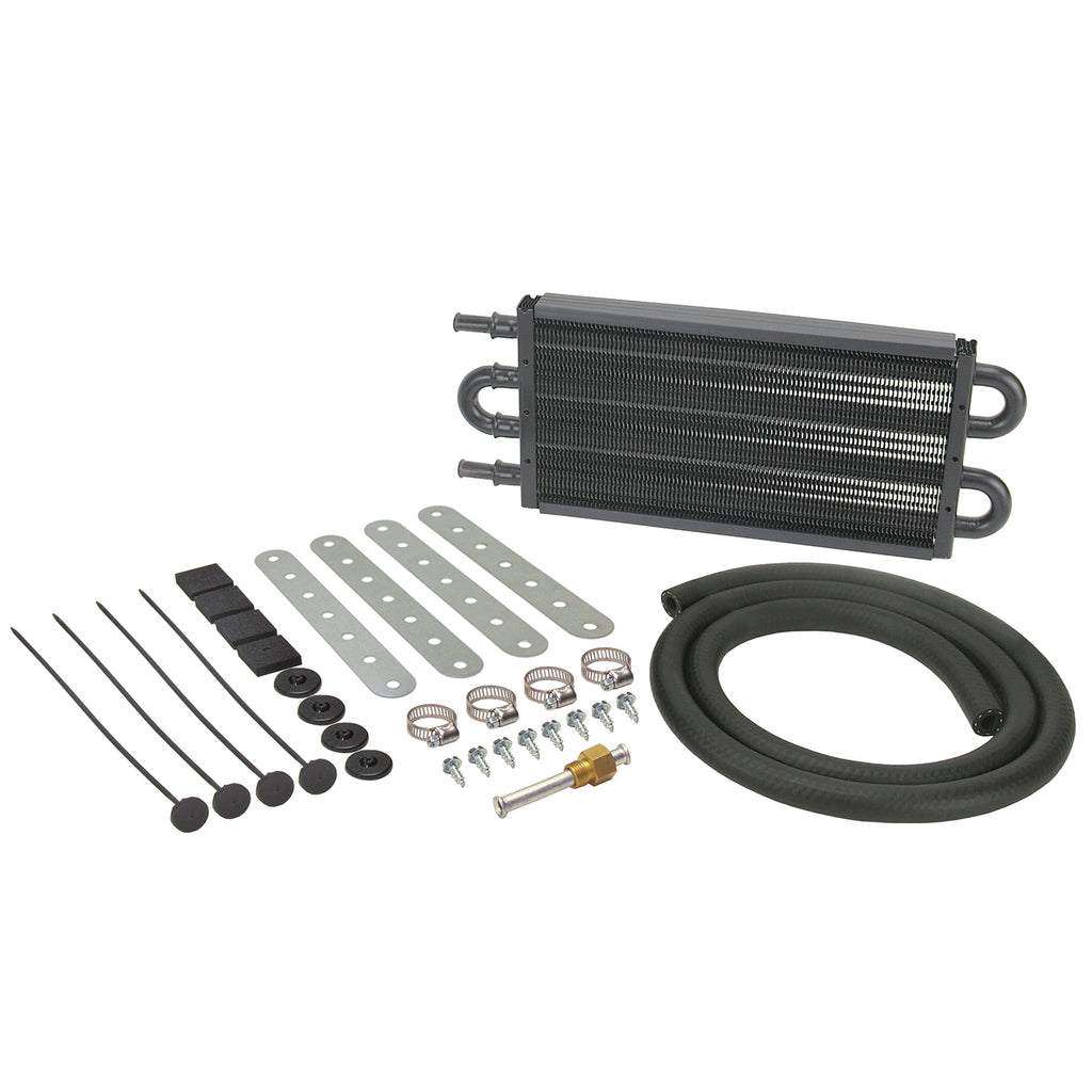 Derale 13101 4 Pass 13" Series 7000 Copper/Aluminum Transmission Cooler Kit for Select Austin A30, Austin A35, Austin A40, Austin A60, Austin America, Austin Cambridge, Austin Marina, Austin Somerset, Chevrolet Corsica, Chevrolet Corvair, Chevrolet