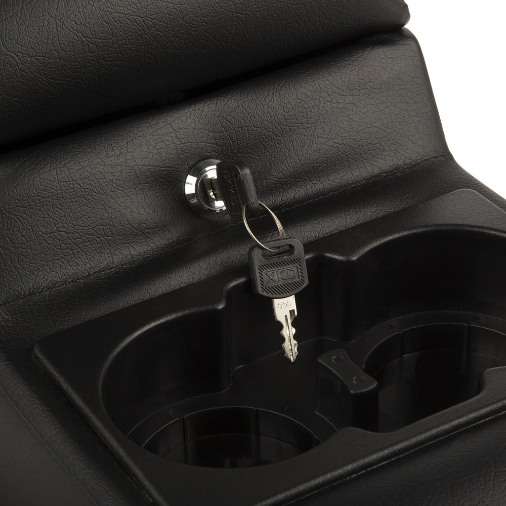 Rugged Ridge 13102.01 Locking Console for Select Jeep CJ5, Jeep CJ7, Jeep Scrambler, Jeep Wrangler