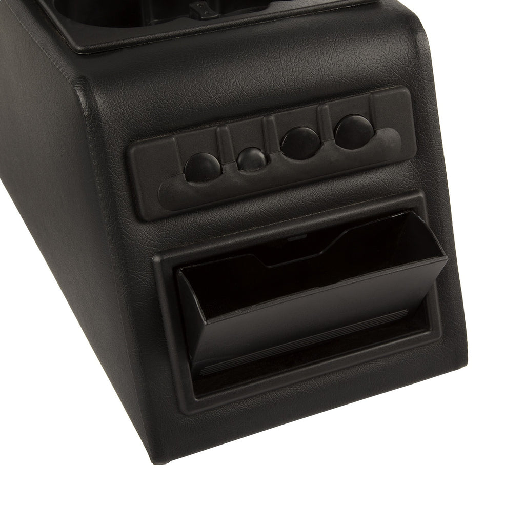 Rugged Ridge 13102.01 Locking Console for Select Jeep CJ5, Jeep CJ7, Jeep Scrambler, Jeep Wrangler