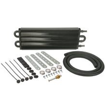 Load image into Gallery viewer, Derale 13102 4 Pass 17" Series 7000 Copper/Aluminum Transmission Cooler Kit for Select Acura CL, Acura ILX, Acura Integra, Acura RSX, Chevrolet Beretta, Chevrolet Cavalier, Chevrolet Celebrity, Chevrolet Chevette, Chevrolet Chevy II, Chevrolet Citation,