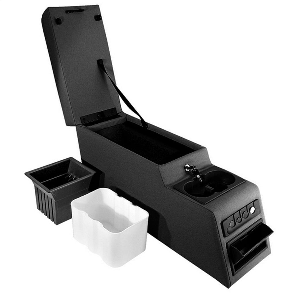 Rugged Ridge 13102.15 Locking Console for Select Jeep CJ5, Jeep CJ7, Jeep Scrambler, Jeep Wrangler
