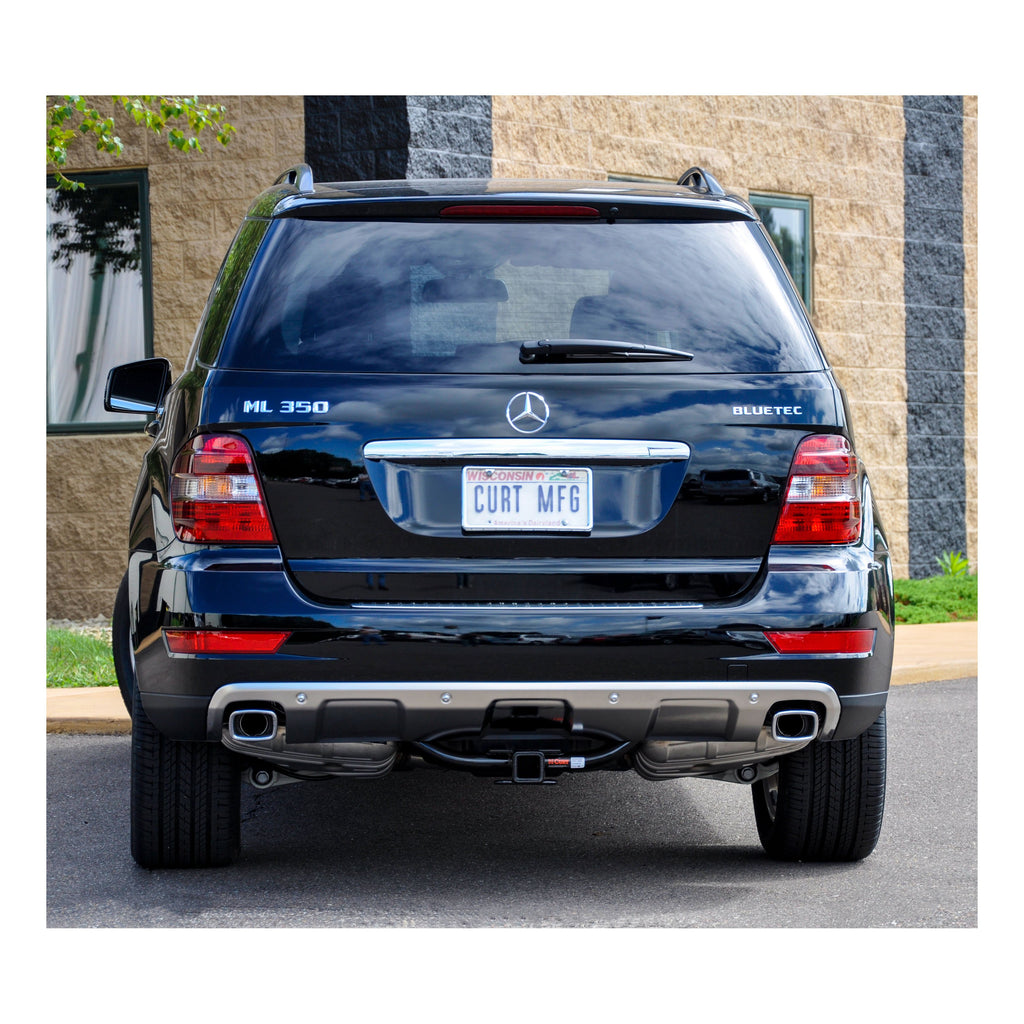 CURT 13102 Class 3 Hitch, 2" Receiver, Select Mercedes-Benz GL350, GL450, GL500, ML350