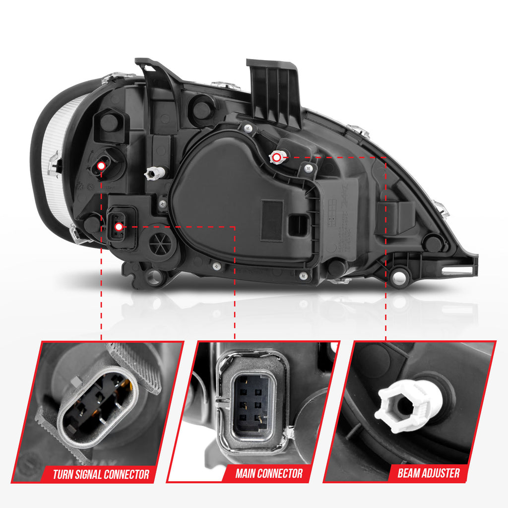 ANZO USA 131031 LED Commercial Truck Headlight for Select Freightliner M2