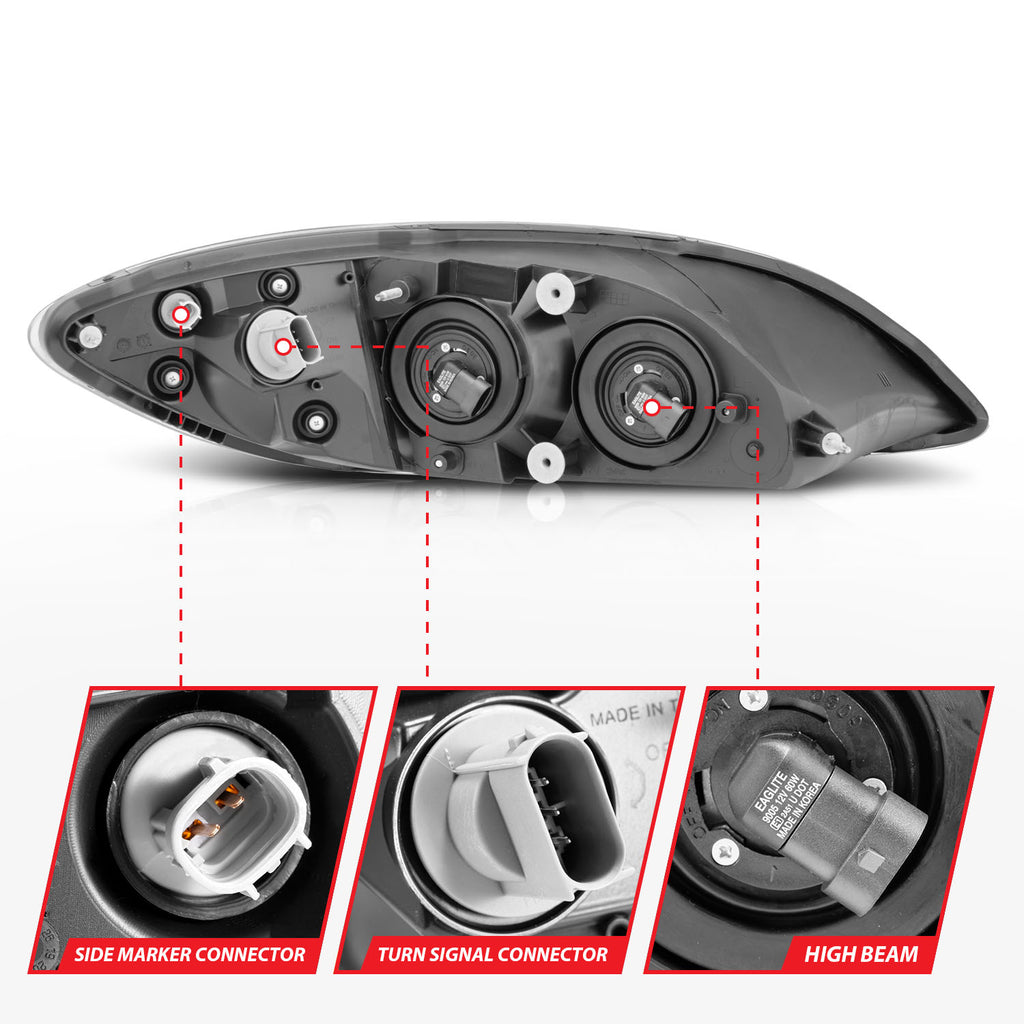 ANZO USA 131032 Commercial Truck Headlight for Select International ProStar