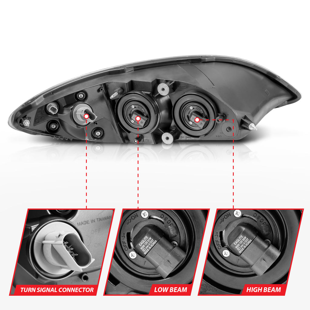 ANZO USA 131033 Commercial Truck Headlight for Select International ProStar