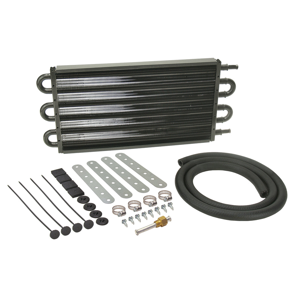 Derale 13103 6 Pass 17" Series 7000 Copper/Aluminum Transmission Cooler Kit, Intermediate for Select Acura CL, Acura ILX, Acura Legend, Acura NSX, Acura RL, Acura RLX, Acura TL, Acura TLX, Acura TSX, Acura Vigor, Buick Cascada, Buick Century, Buick