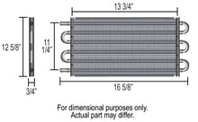 Load image into Gallery viewer, Derale 13105 10 Pass 17" Series 7000 Copper/Aluminum Transmission Cooler Kit, Truck/RV for Select Geo Tracker, Honda Odyssey, Sunbeam Alpine, Sunbeam Arrow, Sunbeam Rapier, Sunbeam Tiger