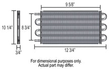 Load image into Gallery viewer, Derale 13107 8 Pass 13" Series 7000 Copper/Aluminum Transmission Cooler Kit, Intermediate for Select Pontiac Montana, Pontiac Trans Sport, Saturn Outlook, Saturn Vue