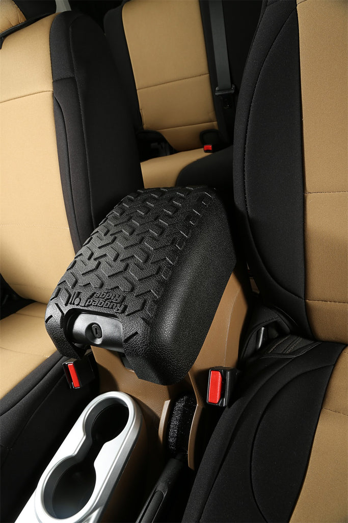 Rugged Ridge 13107.42 Center Console Cover for Select Jeep Wrangler, Jeep Wrangler JK