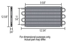 Load image into Gallery viewer, Derale 13108 10 Pass 13" Series 7000 Copper/Aluminum Transmission Cooler Kit, Full Size for Select Saturn Relay